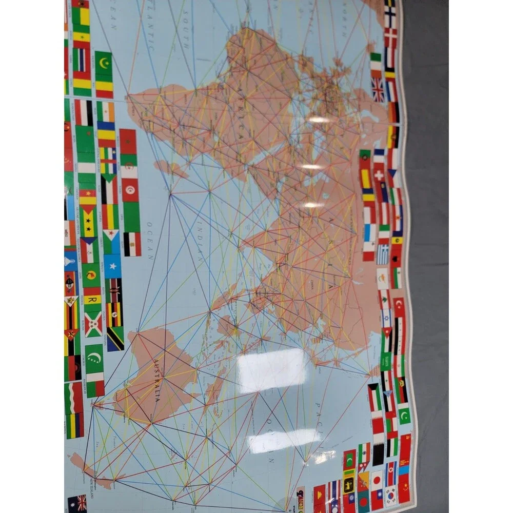 Take Off! World Edition Geography Board Game Resource Games Missing 1 Jet